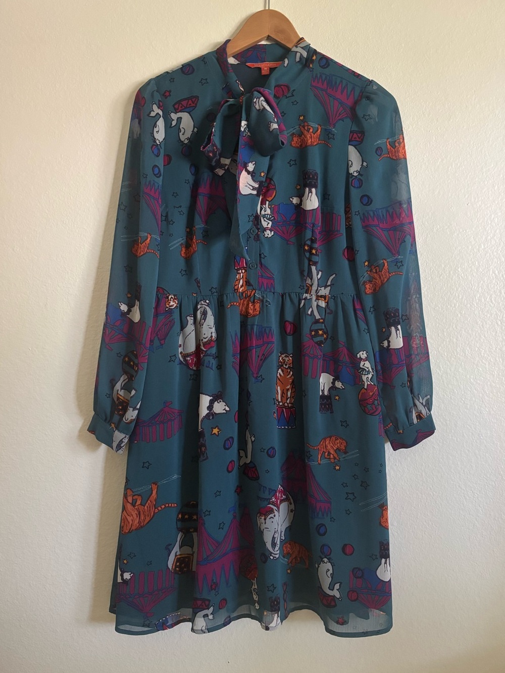 ModCloth Anne’s Teal Circus Dress